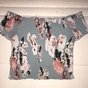 Floral crop top